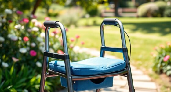 top senior walker seat options