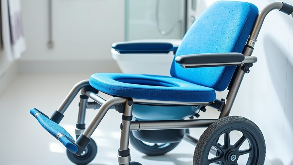 top shower commode chairs