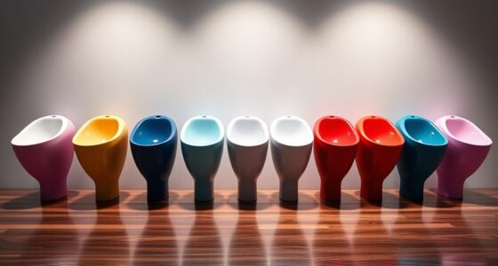 top spill proof male urinals