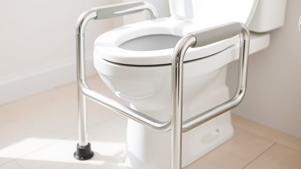 top toilet safety frames