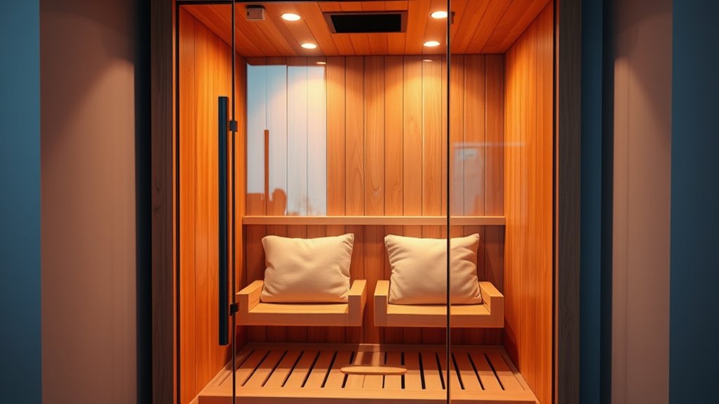 top two person infrared saunas