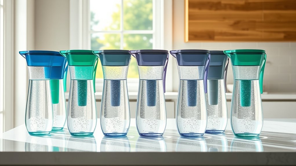 top water filter pitchers