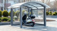 top weatherproof scooter shelters