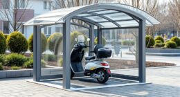 top weatherproof scooter shelters