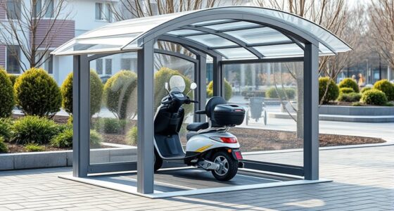 top weatherproof scooter shelters