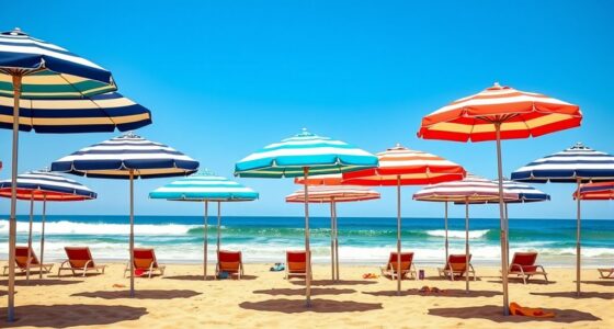 top windproof beach umbrellas