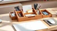 top wooden desk organizers