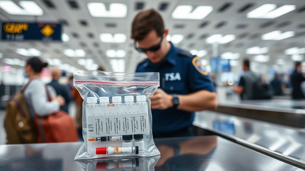 travel safe liquid medication handling