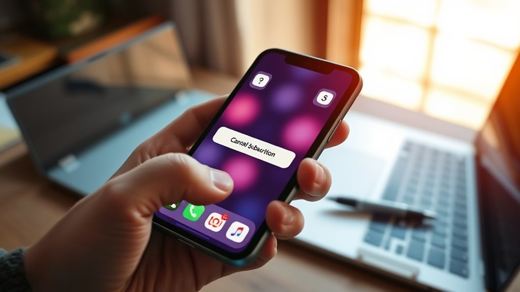 use official cancellation channels