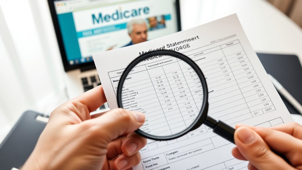 verify coverage and review bills