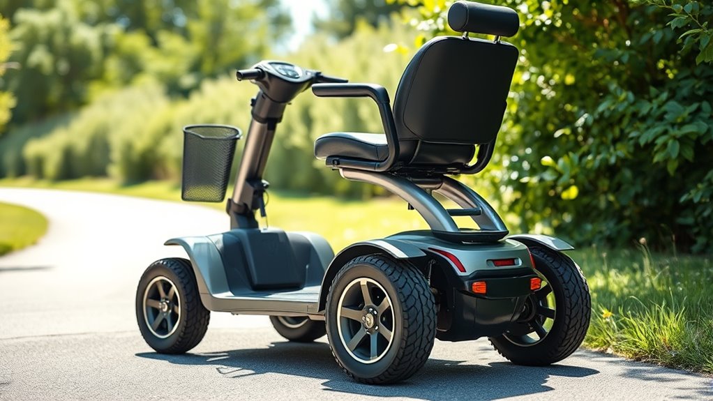 wheel setup and suspension