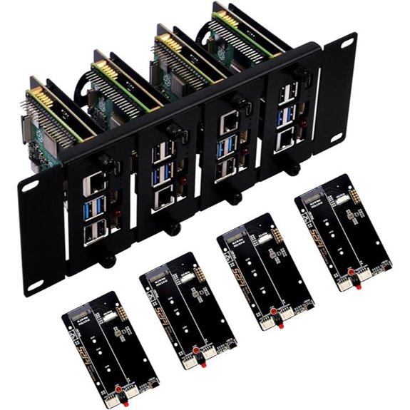 10 inch raspberry pi rack