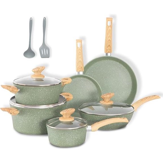 12 piece nonstick cookware set