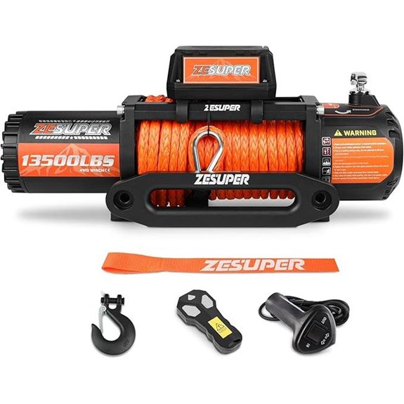 ZESUPER 13500 lb Electric Winch with Remote
