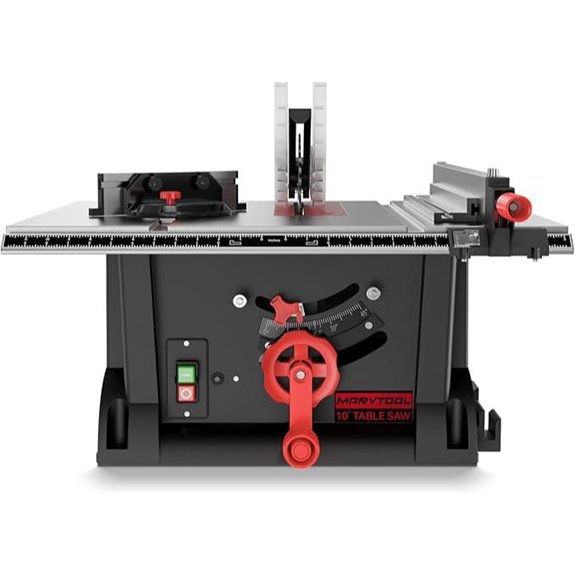 15Amp 10-inch Portable Table Saw with Cross & Miter Cuts