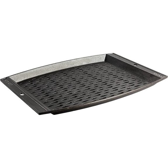 Lodge Cast Iron Grill Topper for Grilling 15 Inch