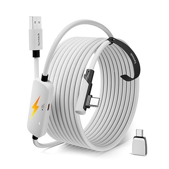 Syntech VR Link Cable with Charging (16FT)