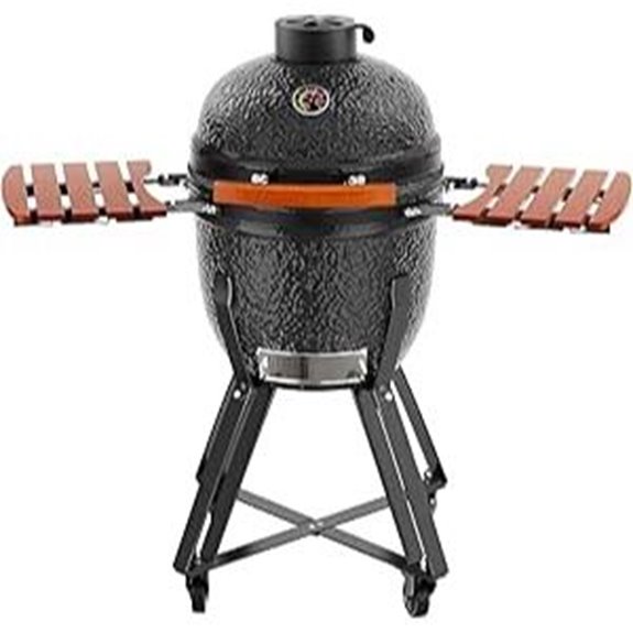 ROOMTEC 18-Inch Kamado Ceramic Charcoal Grill