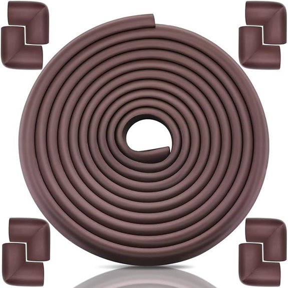 Baby Proofing Corner Guards 20.5 ft Soft Rubber Foam