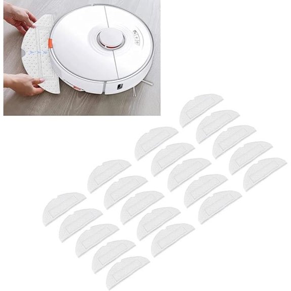 20pcs Replacement Mop Pads for Robotic Vacuum