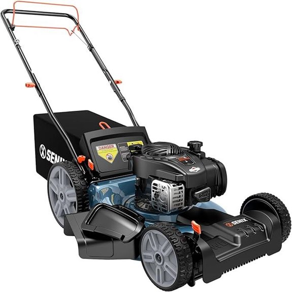 21 inch gas lawn mower