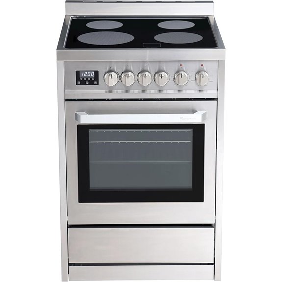 24 inch convection electric range