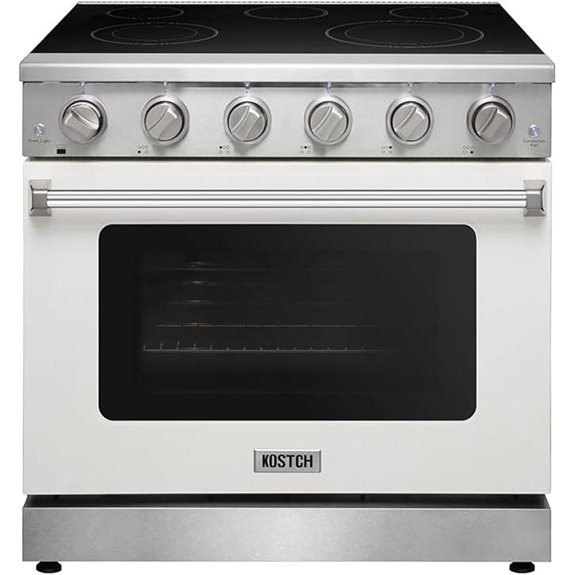 36 inch convection electric range