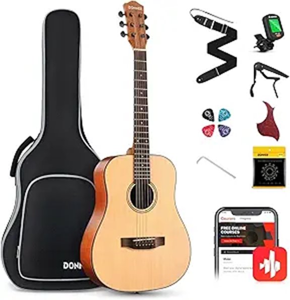 Donner 36-Inch Acoustic Guitar Kit with Accessories