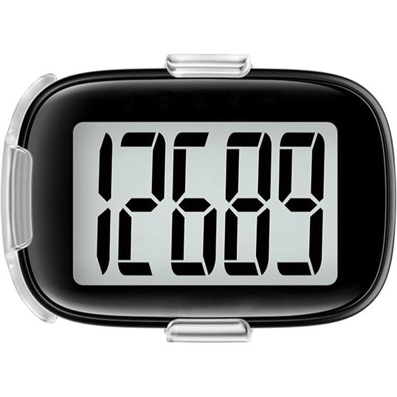 3D Pedometer Step Counter with Clip and Lanyard