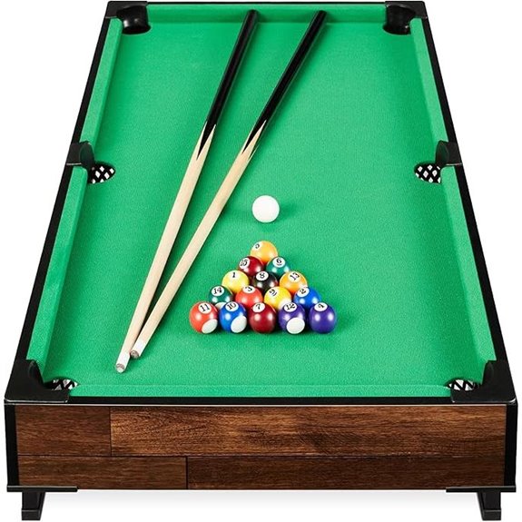 40 inch pool table set