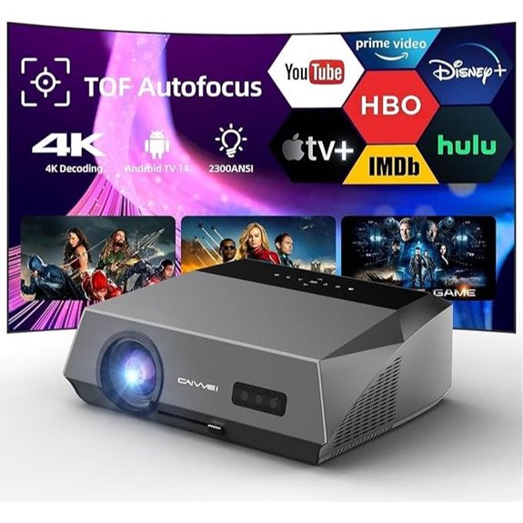 4k hdr smart projector