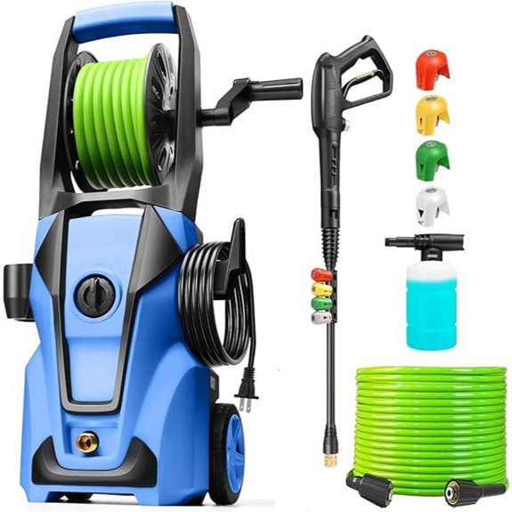 High Power 5000PSI Pressure Washer with Nozzles