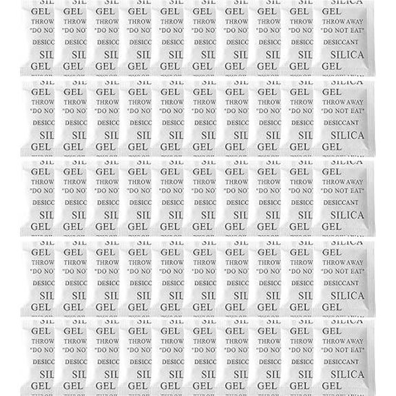 Silica Gel Packets 50PCS Moisture Absorbers