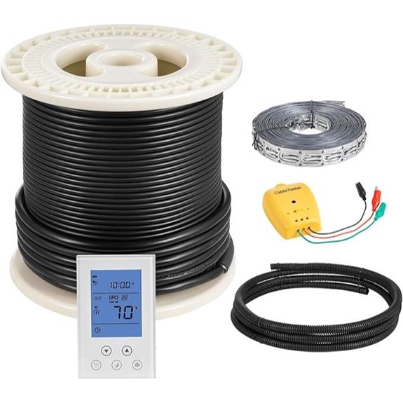 VEVOR 50 sqft Underfloor Heating Cable Kit
