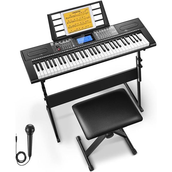 Donner 61-Key Electric Piano Keyboard Kit with Stand