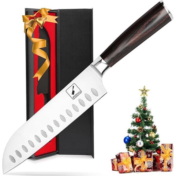 imarku 7-Inch Ultra Sharp Santoku Chef Knife