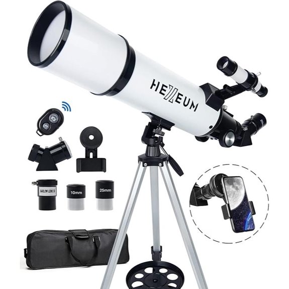 80mm refracting telescope kit