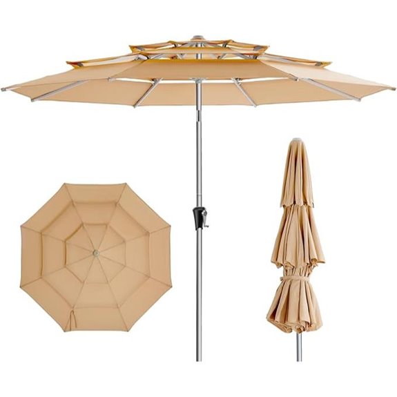 9ft uv protected patio umbrella