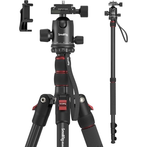SmallRig Adjustable Aluminum Tripod/Monopod with Ball Head