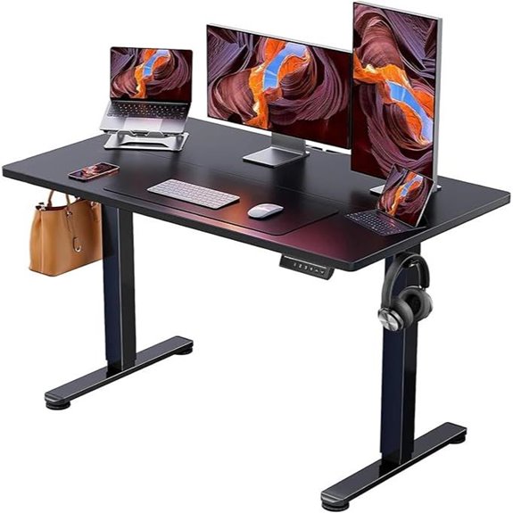 adjustable electric sit stand desk