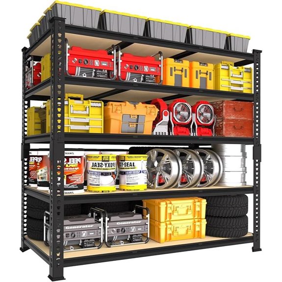 PrimeZone Heavy Duty Adjustable Metal Shelving Unit