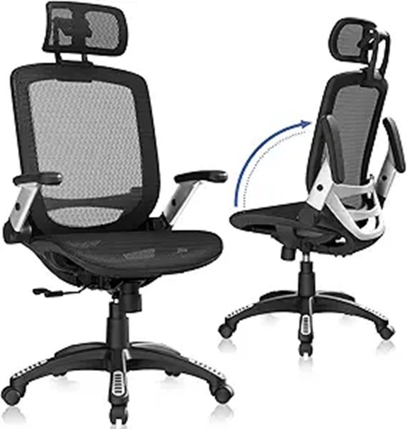 GABRYLLY Ergonomic Adjustable Mesh Office Chair