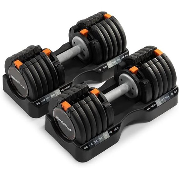 adjustable nordictrack dumbbells