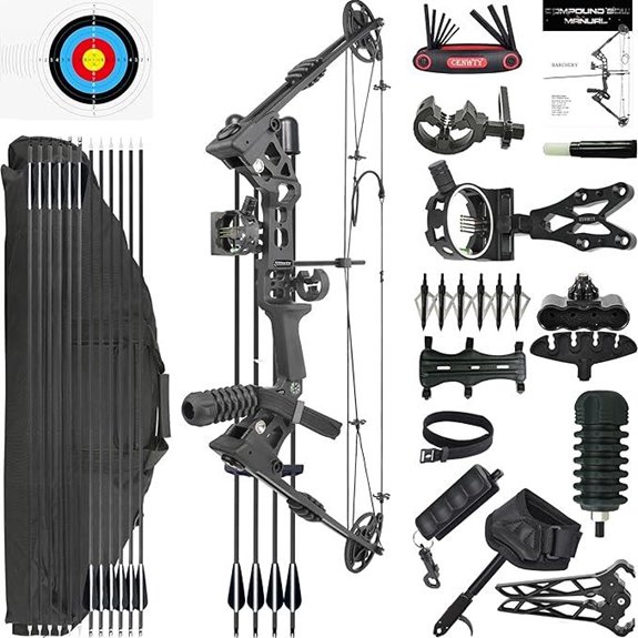adjustable weight compound bow