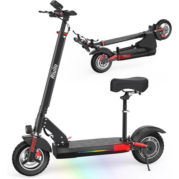adult dual suspension scooter
