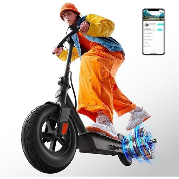 adult electric scooter with dual suspension