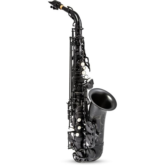 alto saxophone with mouthpiece