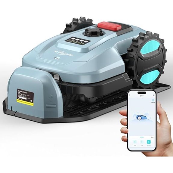 Robotic Lawn Mower with App Control and Features