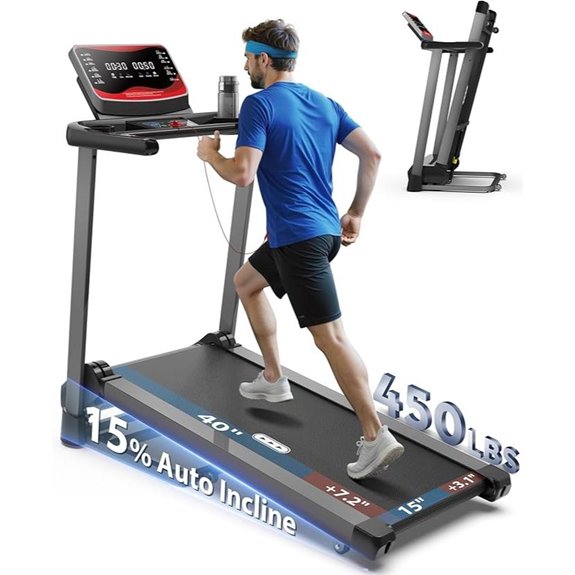 auto incline treadmill with app