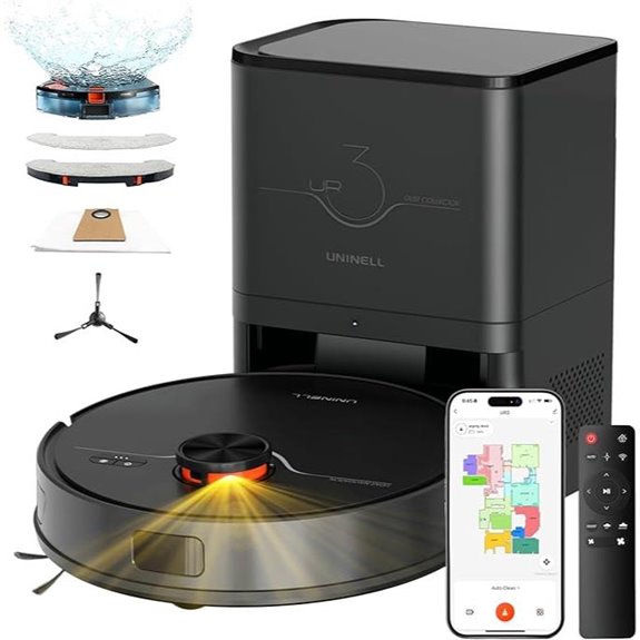 Robot Vacuum & Mop Combo with Self-Emptying Station